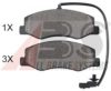 A.B.S. 37846 OE Brake Pad Set, disc brake